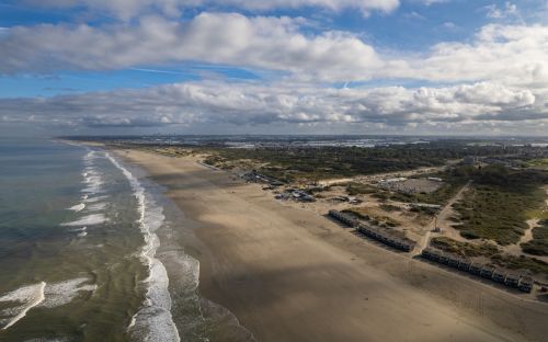 Dronefotografie - Hoek van Holland strand