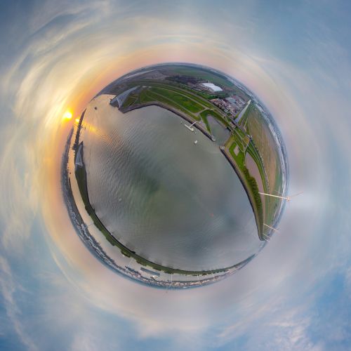 Drone Fotografie Westland - Miniworld de nieuwe waterweg